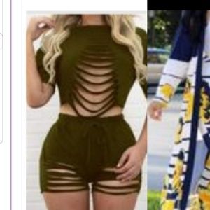 2 piece short set
